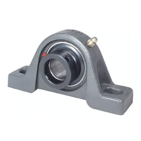 Pillow Block Unit Cast Iron Low Shaft Height With Wide Inner Ring Eccentric Locking Collar Insert